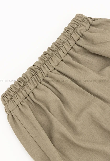 ست کت شلوار کرپ کمر بندی کد1005279