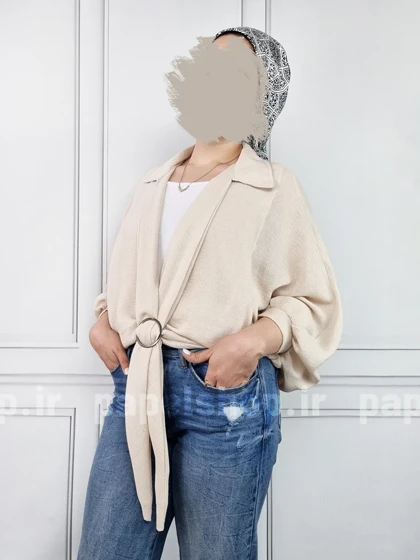 شومیز جلو گره‌ای کنفی
