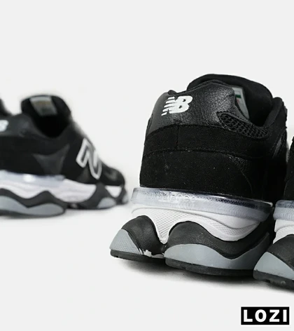 کفش کتانی مردانه و زنانه مشکی سفید NEW BALANCE 9060