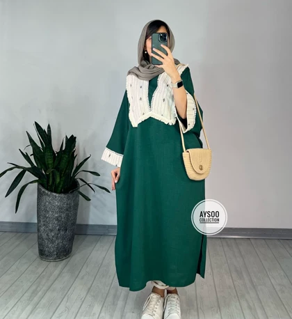 مانتو بلند مزونی ماهین