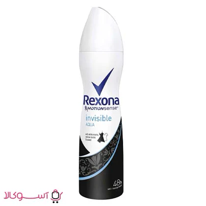 اسپری ضد تعریق زنانه رکسونا مدل invisible aqua حجم 150 میلی لیتر