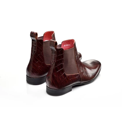 Printed Croc Chelsea Boot S401