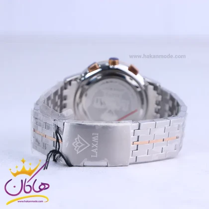 ساعت مچی لاکسمی مردانه فلزی نقره ای کرنوگراف G8547/2