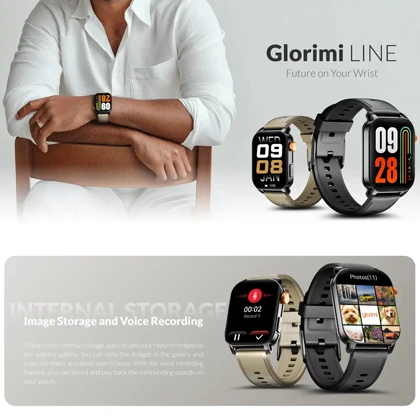 ساعت هوشمند گلوریمی Glorimi مدل LINE با صفحه AMOLED
