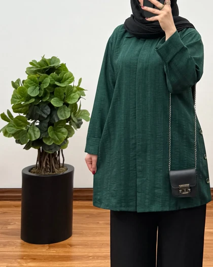 تونیک مانتویی خنک مدل ساحل