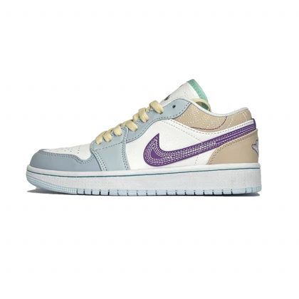 کفش روزمره نایک جردن 1 سفید آبی