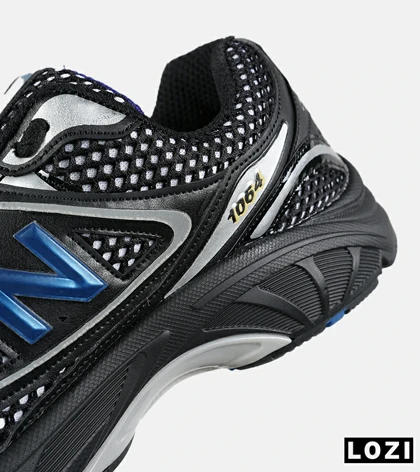 کفش کتانی مردانه و زنانه مشکی آبی NEW BALANCE 1064 مدل 7517