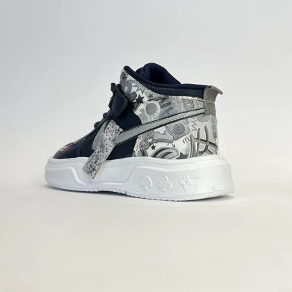 کفش بچگانه نایک جردن ساق‌دار آبی کد M22