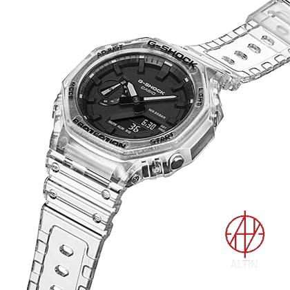 ساعت مچی کاسیو جی شاک Casio G-Shock مدل GA-2100SKE-7ADR سری Skeleton