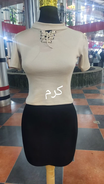 کراپ نیم‌تنه کبریتی