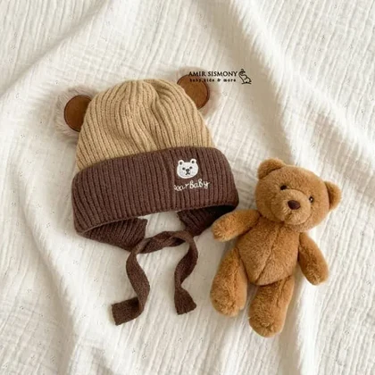کلاه بافت نوزادی BEAR BABY