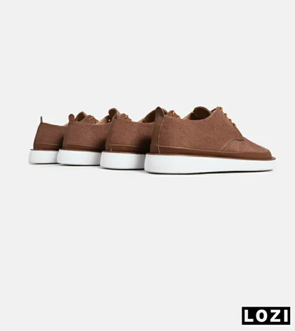 کتانی مردانه قهوه ای PULL & BEAR