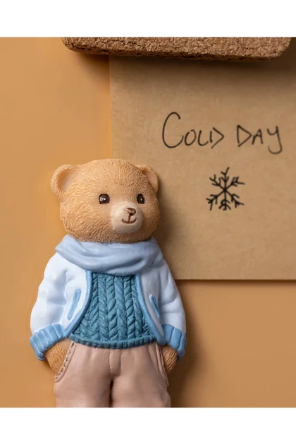 مگنت Madame Coco مدل Voir Bear رزین - چندرنگ