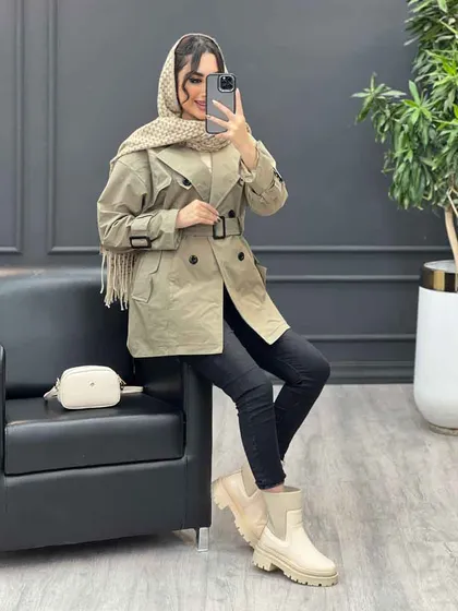 بارانی چهاردکمه ژیله پاگن