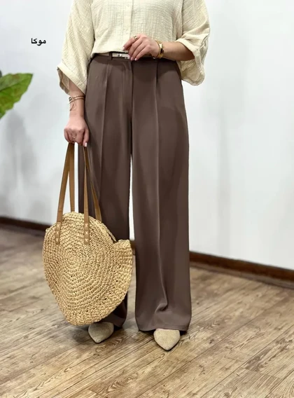 شلوار دمپا کرپ سان لومن