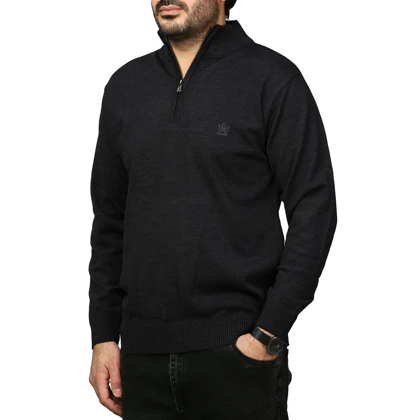 پلیور بافت نیم زیپ ماراتن مدل 1719858