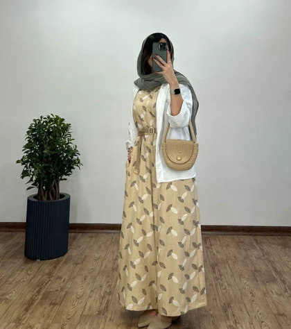 سرهمی شکوفه همراه با کمربند 7(ایراد دار)