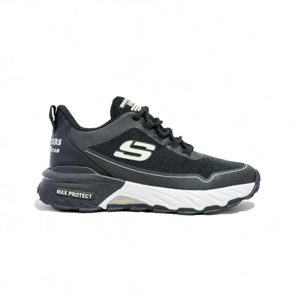 کتانی ورزشی باشگاه مردانه مدل اسکیچرز گودیر Skechers رنگ مشکی سفید کد 51503