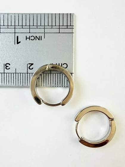 پک گوشواره زنانه حلقه‌ای سه جفتی