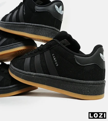 کفش کتانی مردانه مشکی زیر کرم ADIDAS Campus