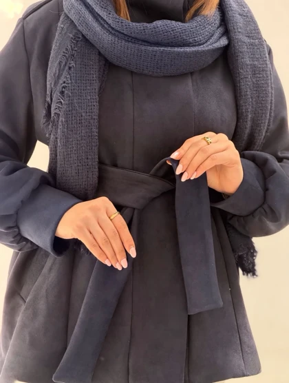 کت زنانه تانیا سورمه ای