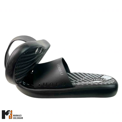 صندل مردانه انعطاف پذیر مدل Luofu مشکی کد 720884
