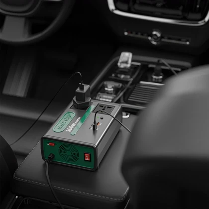 اینورتر خودرو گرین لاین Green Lion مدل GC-300 توان 300 وات