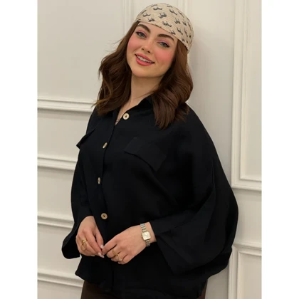 شومیز نخی جیب نما