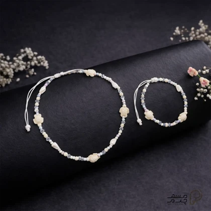 دستبند/پابند گردنبند صدفی mr25-02