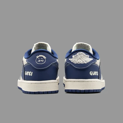 نایکی جردن 1 ترویس اسکات گوچی آبی ساق کوتاه Nike Air Jordan 1 Low OG Travis Scott Gucci Blue