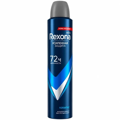 اسپری ضد تعریق مردانه رکسونا Rexona مدل Cobalt 72H حجم 200ml