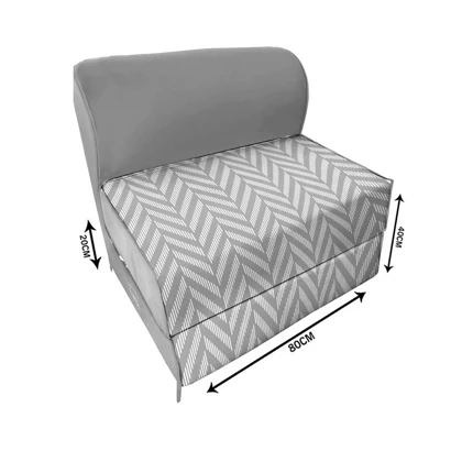 کاناپه تخت شو یک نفره مینیمال جناقی مدل M1146