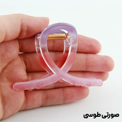 کلیپس دخترانه مدل پیچی باریک