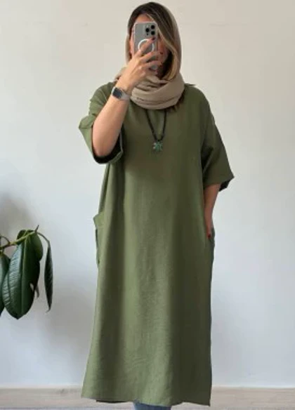 پیراهن مانتویی دلسا 9