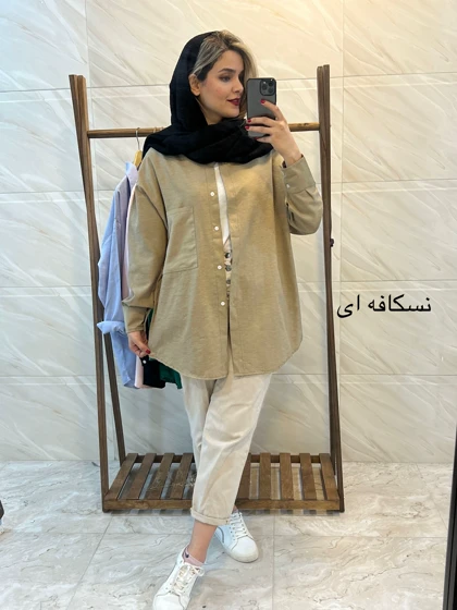 مانتو لینن ترمه ( دارای ایراد جزیی)