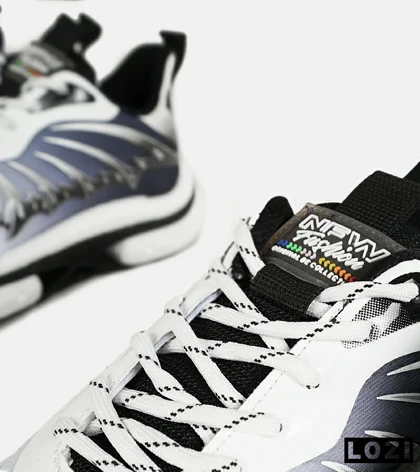 کفش کتانی سفید خاکستری Saucony Revolution مدل 7399