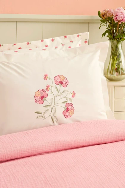 سرویس روتختی پیکه دو نفره Karaca Home مدل Alvero Nish Set پنبه - چندرنگ