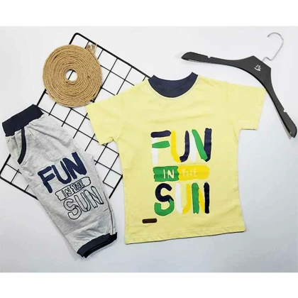 تیشرت شلوارک پسرانه SUN FUN