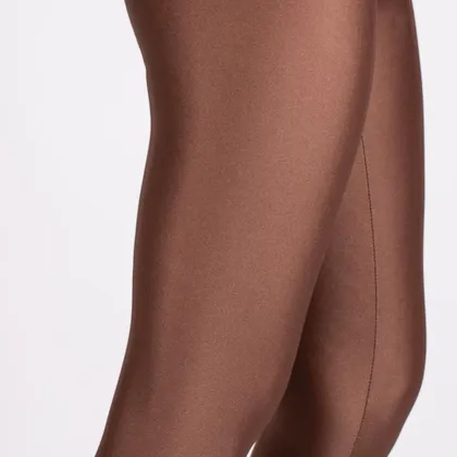 لگ دیسکوتایت نسکافه ای شاین آگی - Agi Disco Leggings A.Kahve