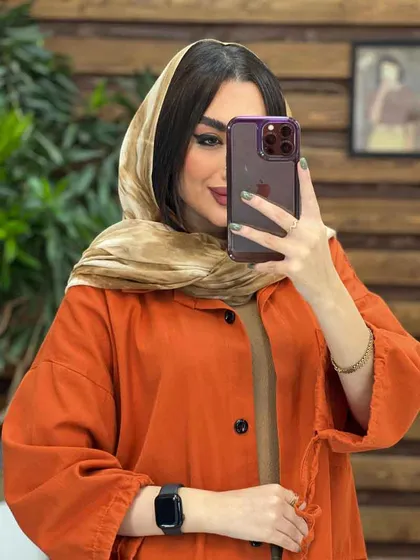 مانتو دوجیب آستین بنددار