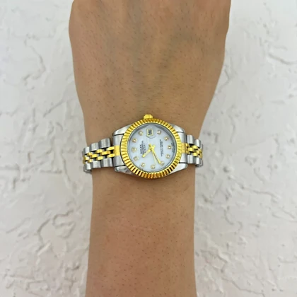 ساعت مچی زنانه طرح Rolex مدل Oyster Perpetual Datejust