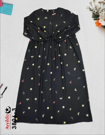 مانتو / کفتان زنانه شیک سایز بزرگ مدل کد 3806