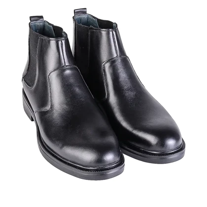 بوت چرم مردانه مدل دور کش