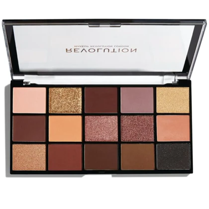 پالت سایه چشم پودری 15 رنگ روولوشن, مدل Reloaded رنگ Iconic Fever