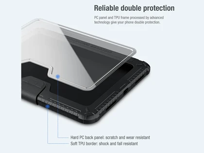 کاور کلاسوری بامپردار آیپد 10 و 10.9نیلکین Nillkin Apple iPad 10/10.9 2022 Bumper Leather Case Pro
