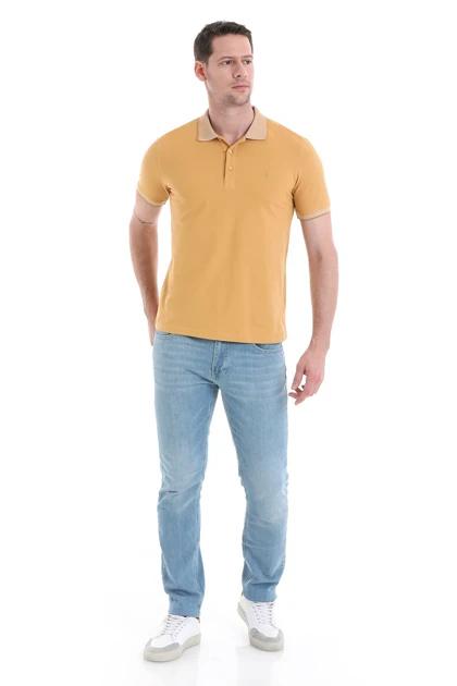 تیشرت یقه پولو مردانه hatemoglu