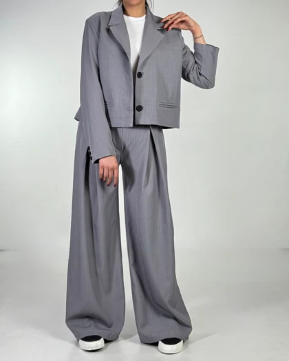 کراپ کت و شلوار دیپلمات  کد 800025