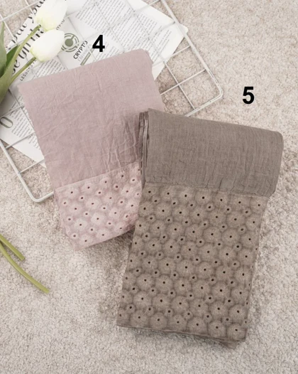 شال لینن کتان سولماز کد 28644