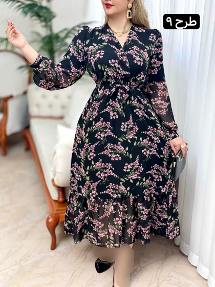 پیراهن حریر مینا 2741