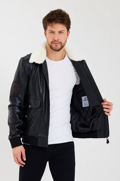 کت و کاپشن مردانه nero-leather-fur nero-leather-fur